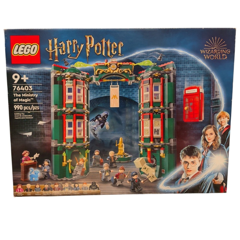 LEGO Harry Potter The Ministry of Magic 76403 Building Set 990 Pcs 12 Minifigs